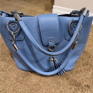 Charming Charlie Blue Bag